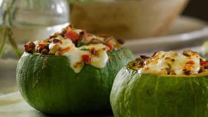 Zapallitos rellenos con choclo: la receta fáci y económica