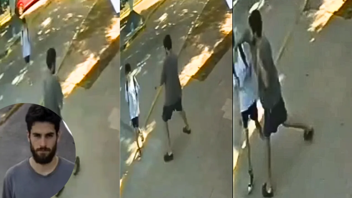 Un hombre de más de 30 años le pegó una trompada a un nene.