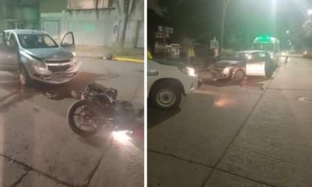 Se produjo un accidente frente al Parque Garay de la ciudad de Santa Fe. Se produjo un accidente frente al Parque Garay de la ciudad de Santa Fe.