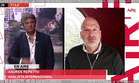 El análisis de Andrés Repetto sobre la situación entre Israel y Hamás este jueves en Ahora Vengo. El análisis de Andrés Repetto sobre la situación entre Israel y Hamás este jueves en Ahora Vengo.