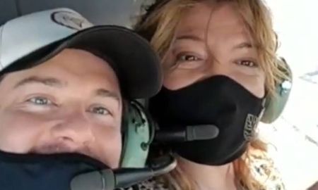 Lizy Tagliani fue a dar un paseo en el helicóptero para celebrar sus 50. Lizy Tagliani fue a dar un paseo en el helicóptero para celebrar sus 50.