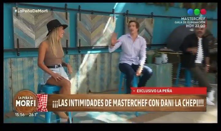 Dani La Chepi apuntó contra Sol Pérez en La Peña de Morfi. 