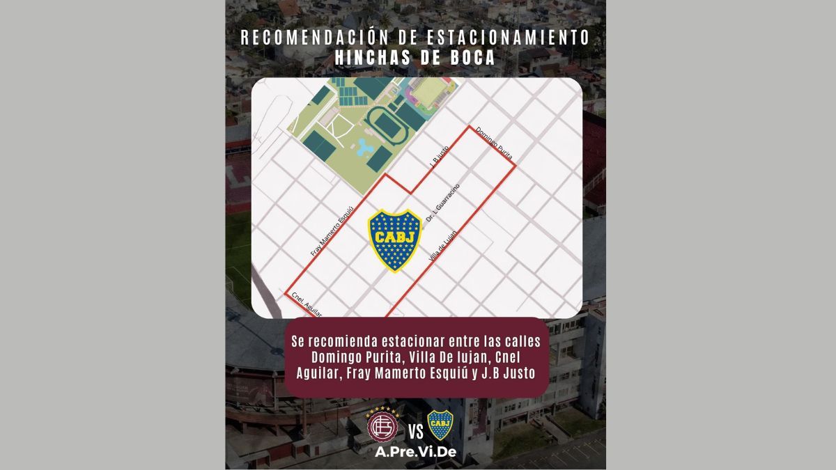 El público de Boca ingresará al estadio por la calle Esquiú y Berón de Astrada, por la Puerta N° 9. El público de Boca ingresará al estadio por la calle Esquiú y Berón de Astrada, por la Puerta N° 9.
