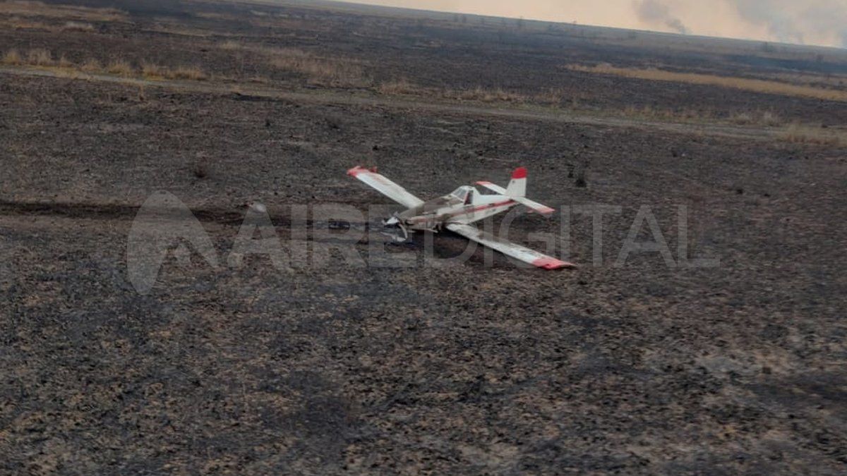 Quemas en el Delta del Paraná: se accidentó un avión hidrante
