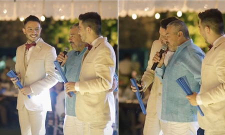 Las emotivas palabras de un padre en el casamiento de su hijo. Las emotivas palabras de un padre en el casamiento de su hijo.