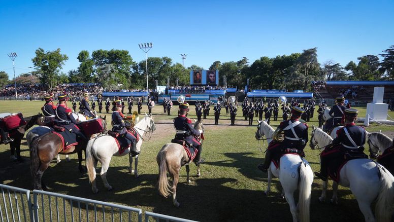 AIRE ya está presente en San Lorenzo: en vivo, el acto histórico con la presencia de Milei