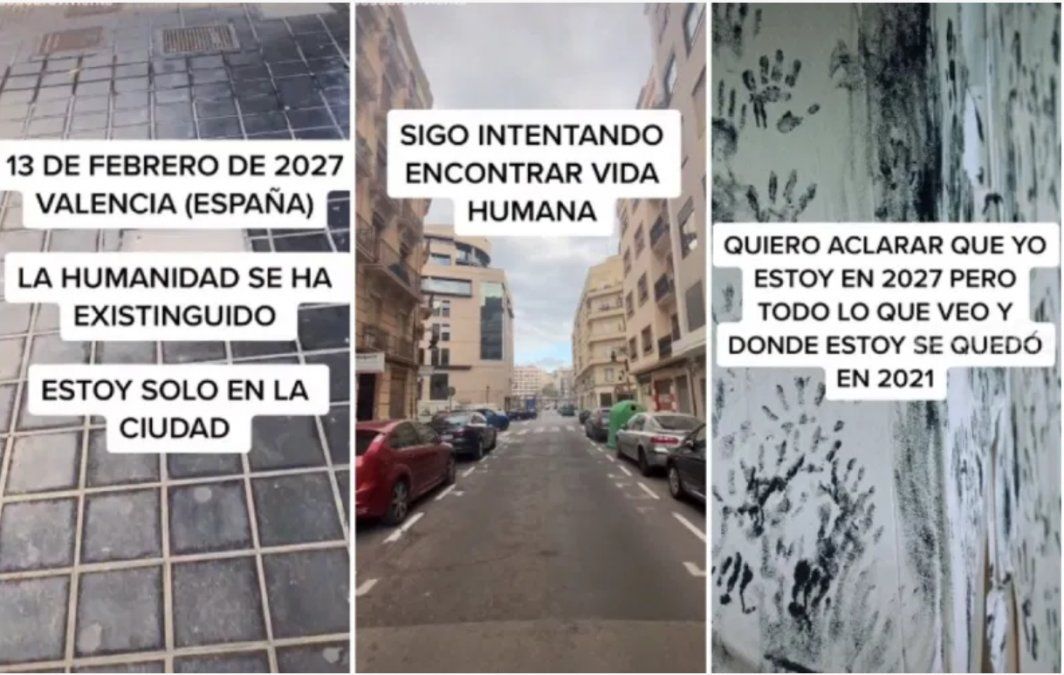 Un tiktoker dice venir del año 2027 y publica videos para demostrarlo