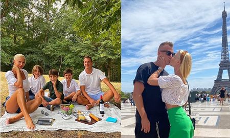 La foto de Maxi López, su novia y sus hijos con Wanda Nara. La foto de Maxi López, su novia y sus hijos con Wanda Nara.