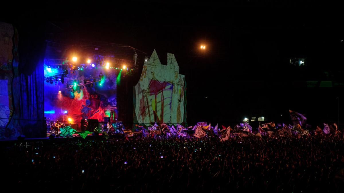 Los incidentes del show de La Renga se dieron luego de que varias personas intenten ingresar sin entrada.