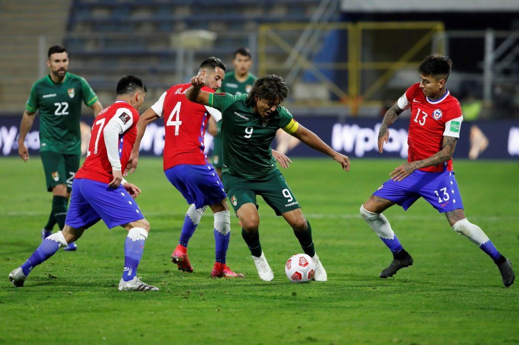 Chile igualó con Bolivia y quedó fuera de los puestos de clasificación.