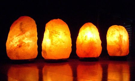 Lámparas de sal del Himalaya. Lámparas de sal del Himalaya.