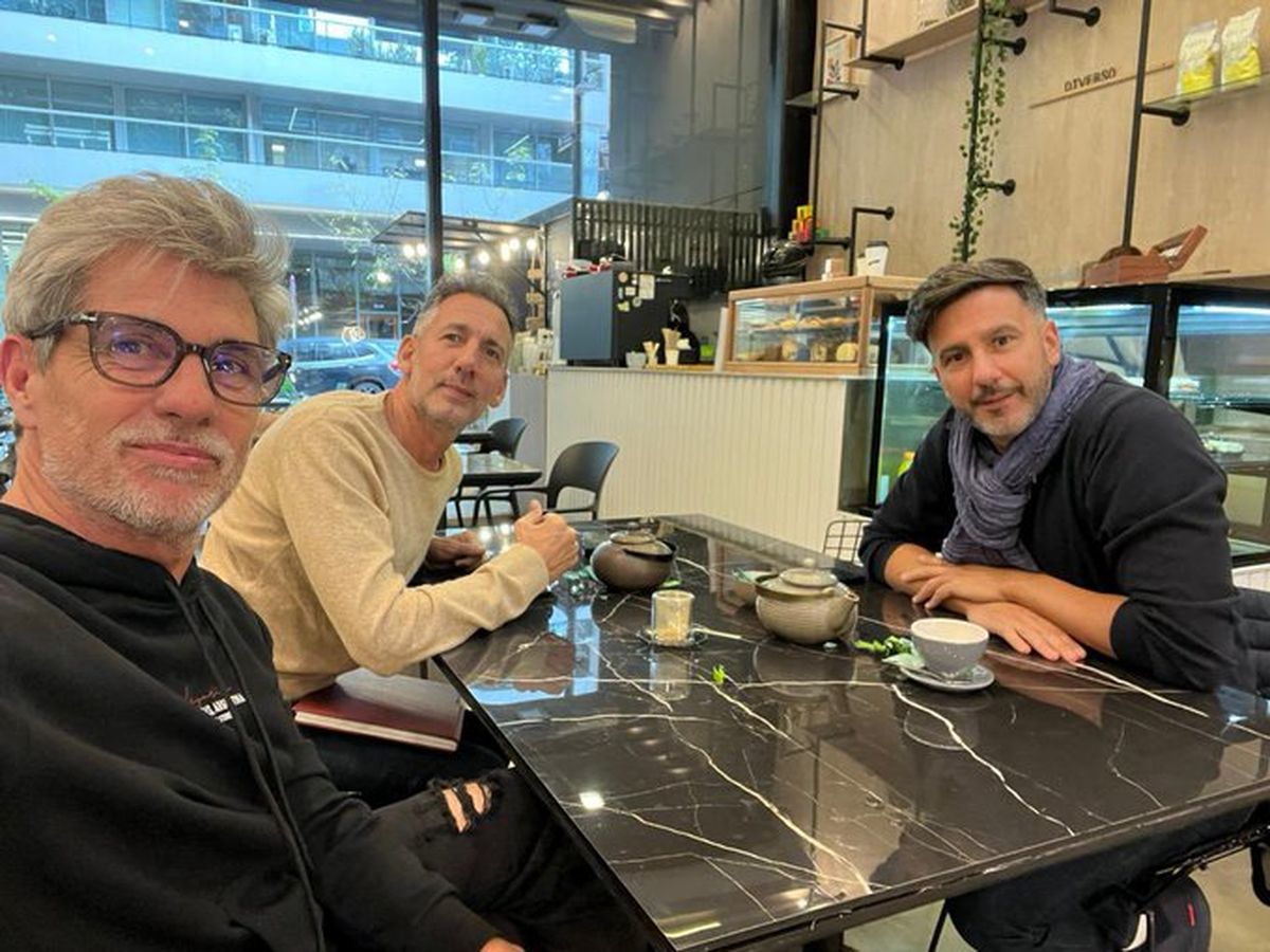 El Chato Prada y Federico Hoppe, reunidos después de mucha especulación. El Chato Prada y Federico Hoppe, reunidos después de mucha especulación.