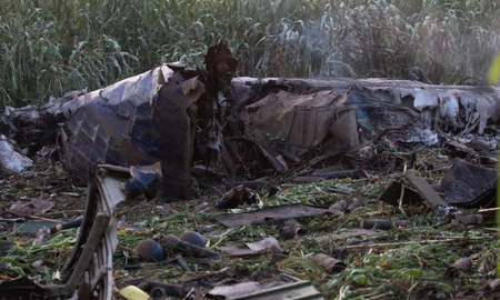 Murieron todos los tripulantes del avión ucraniano que transportaba armas. Murieron todos los tripulantes del avión ucraniano que transportaba armas.