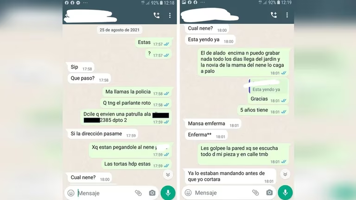 Una vecina de Lucio Dupuy dio detalles del calvario que sufría el pequeño.