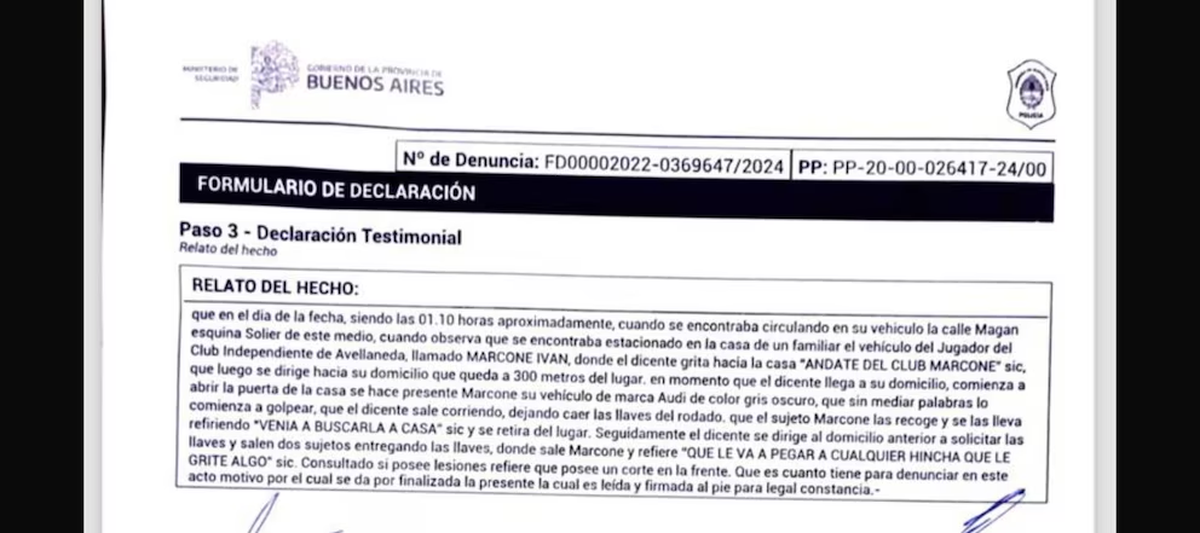 Tras el video, apareció la denuncia. Tras el video, apareció la denuncia.