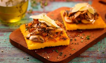 Polenta con hongos, by Maru Botana. Polenta con hongos, by Maru Botana.