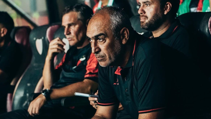 Delfino analizó el empate de Colón y la sorprebndió con una frase sobre la ausencia de Bernardi