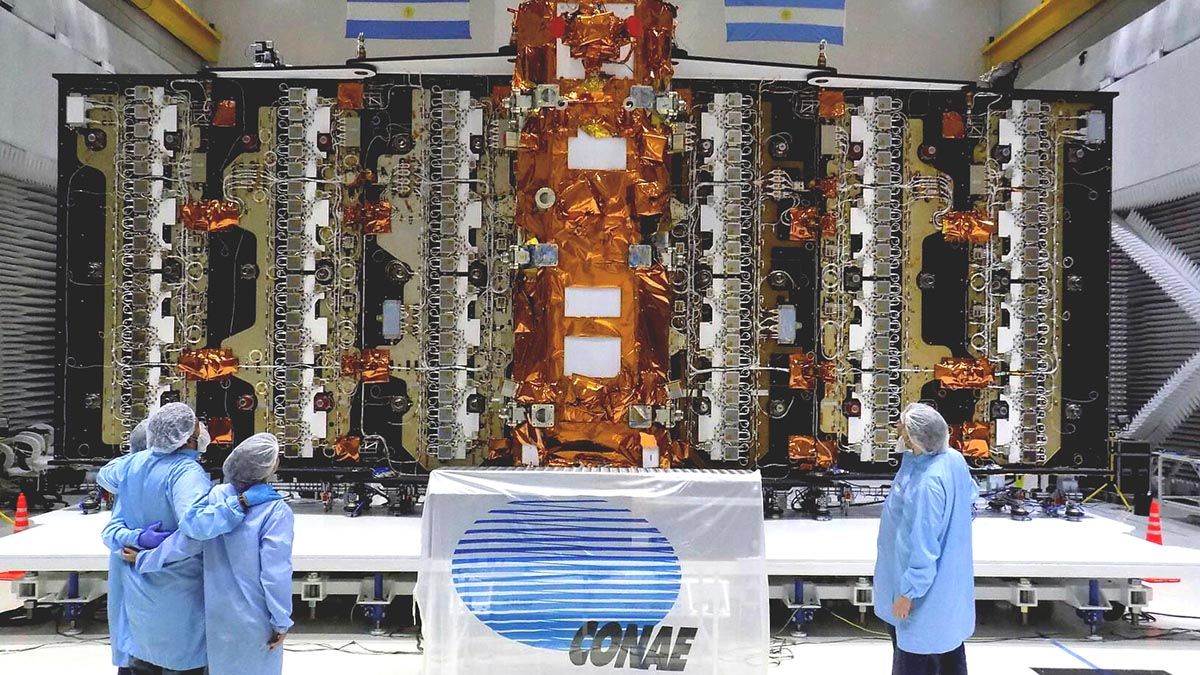 La Conae se destacó en los últimos años por el lanzamiento de los satélites Saocom.