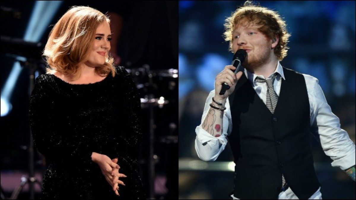 Adele y Ed Sheeran, los artistas de mayor éxito comercial en la última década