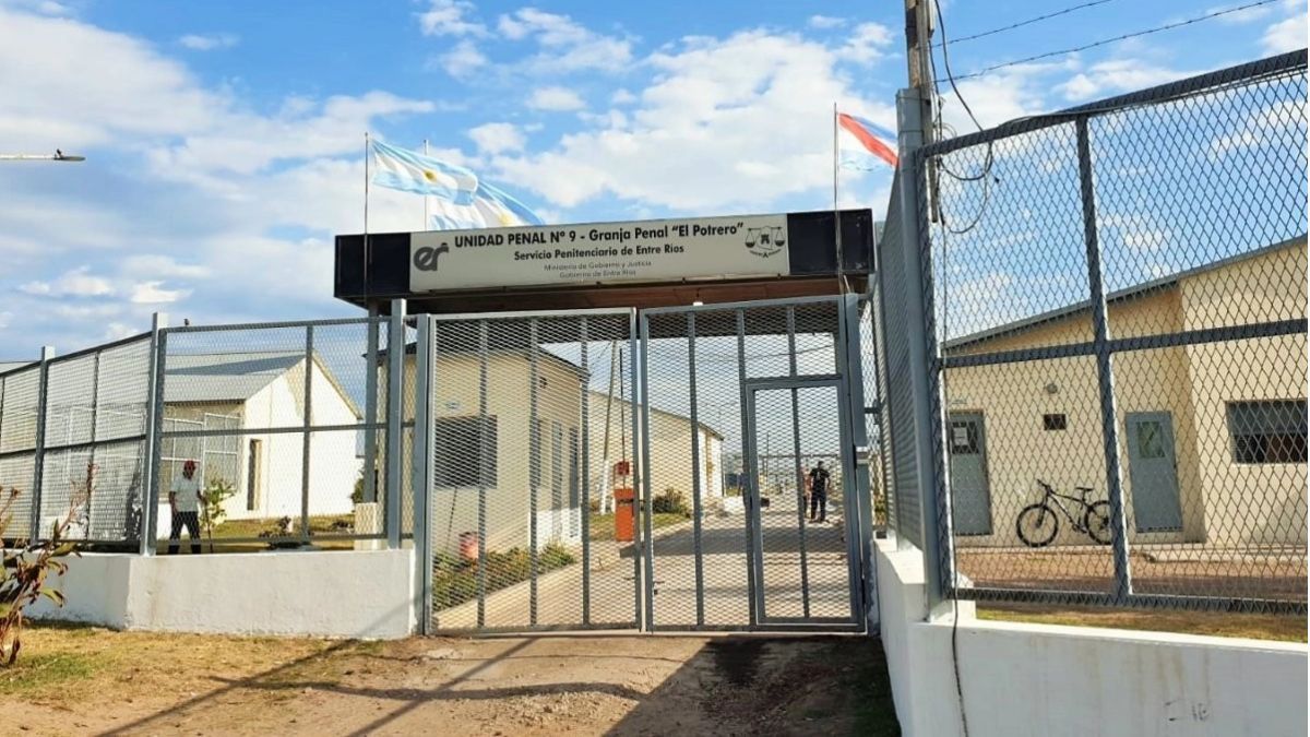 La Unidad Penal N° 9 de Gualeguaychú, donde está detenido Leonardo Airaldi.