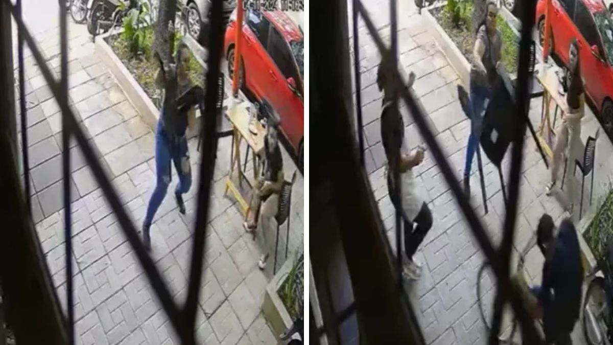 Una mujer le tiró una silla a un ladrón y frustró un robo en una cafetería de Chaco.