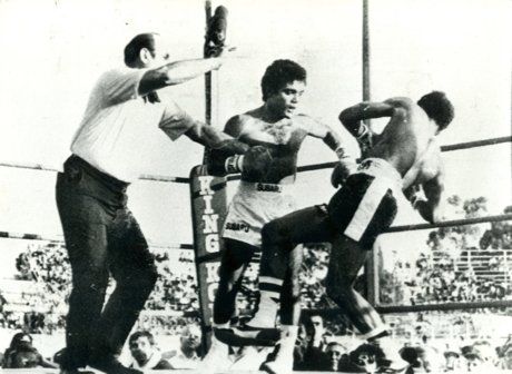 En la calurosa tarde del sábado 28 de marzo de 1981 –el combate comenzó pasadas las 18, hora local, y se disputó en el Orlando Stadium de Soweto–, Laciar aplastó a Mathebula, a quien derribó cuatro veces hasta que el árbitro, el estadounidense Stanley Berg, detuvo tamaña paliza a los 2’02” del 7° round.