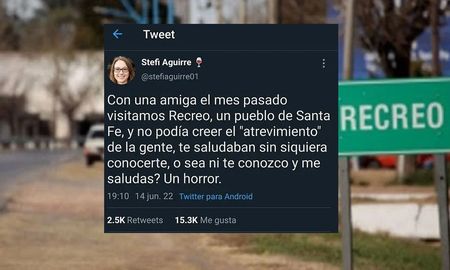 Recreo, la ciudad que saluda: la respuesta oficial a una insólita queja en Twitter que se hizo viral Recreo, la ciudad que saluda: la respuesta oficial a una insólita queja en Twitter que se hizo viral