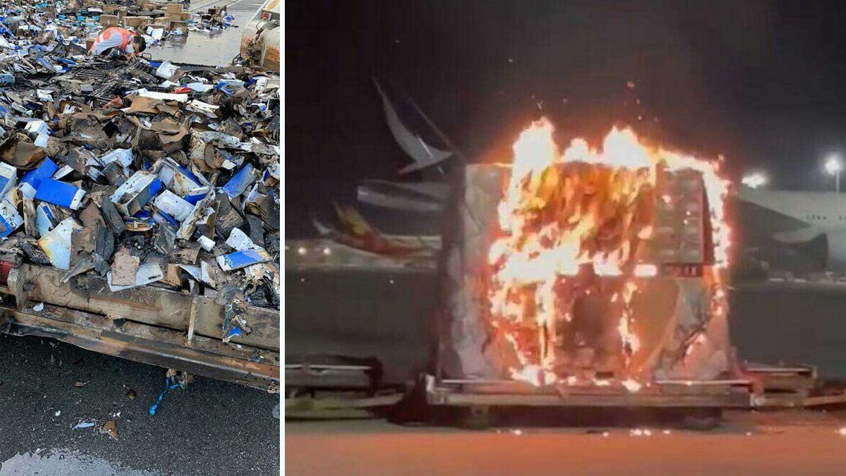 La aerolínea prohibió temporalmente los teléfono de esta compañía en sus vuelos.&nbsp;