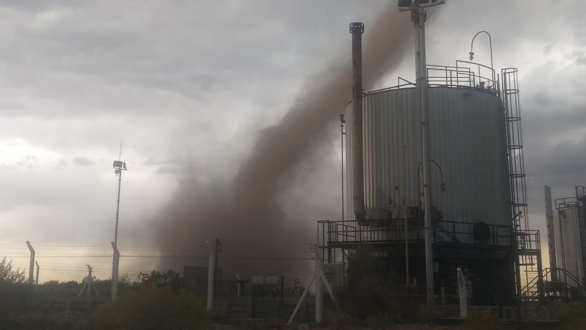 Las imágenes que circularon fueron tomadas en el Yacimiento El Corcovo.