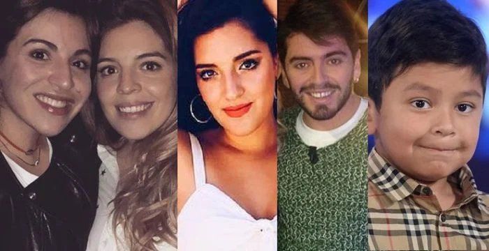 Los hijos de Maradona.