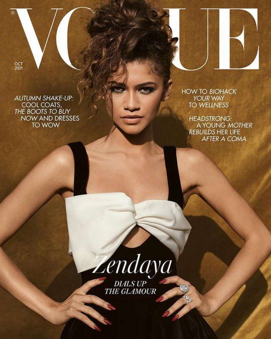 Zendaya es la nueva chica de tapa de Vogue.