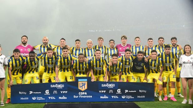 El equipo de Rosario Central que se consagró campeón de la Copa de la Liga 2023.