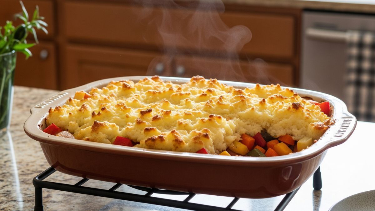 La receta imperdible de pastel de papas sin carne. 