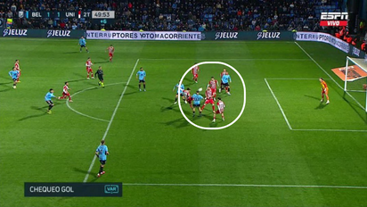 Video: así fue el gol que el VAR le dio a Belgrano y quitó la punta a Unión