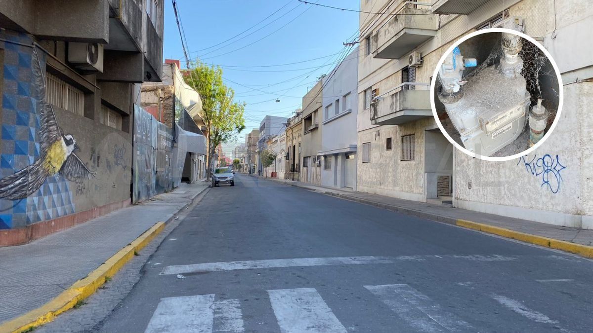 Robaron un caño de un gabinete de gas