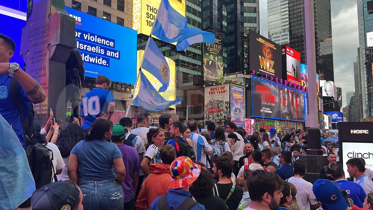 El color argentino en las calles de Nueva York. El color argentino en las calles de Nueva York.