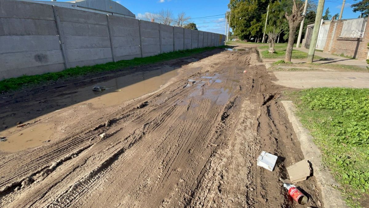 Los vecinos vienen reclamando hace un año y medio y no reciben soluciones. Los vecinos vienen reclamando hace un año y medio y no reciben soluciones.