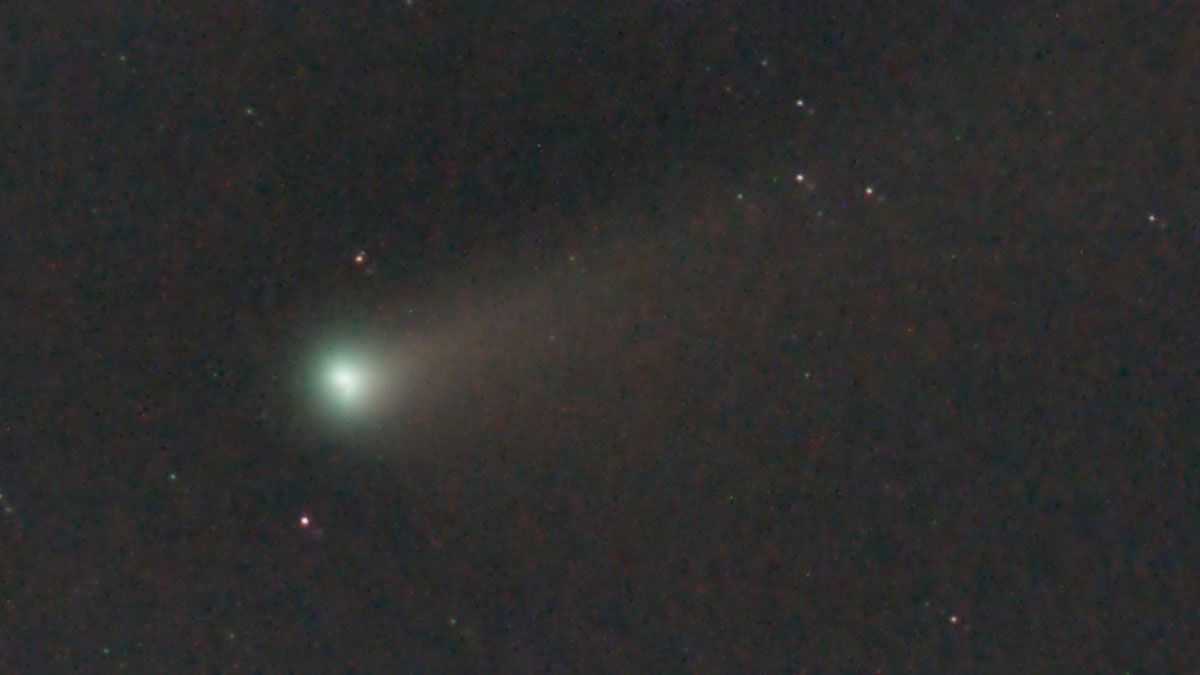 El cometa Neowise visto desde Argentina, por Jaime García, desde Rama Caída, Mendoza.