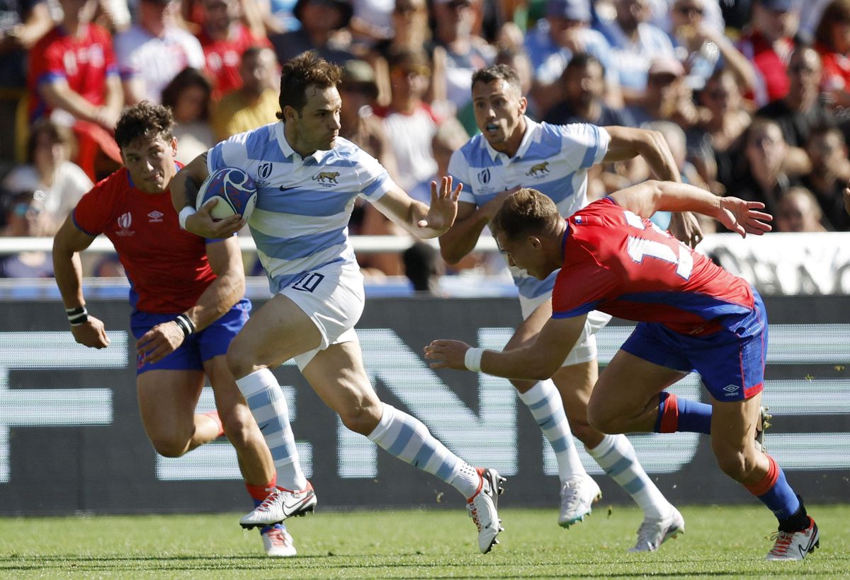 Copa Mundial de Rugby 2023 - Grupo D - Argentina contra Chile - The Stade de la Beaujoire - Louis Fonteneau, Nantes, Francia - 30 de septiembre de 2023.  