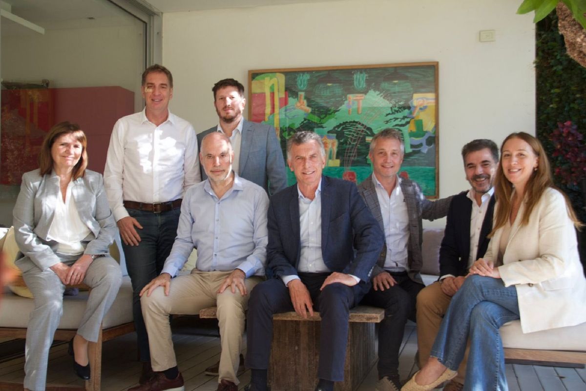 Foto de unidad: el viernes, los principales dirigentes del PRO se reunieron para limar asperezas de cara a las elecciones.