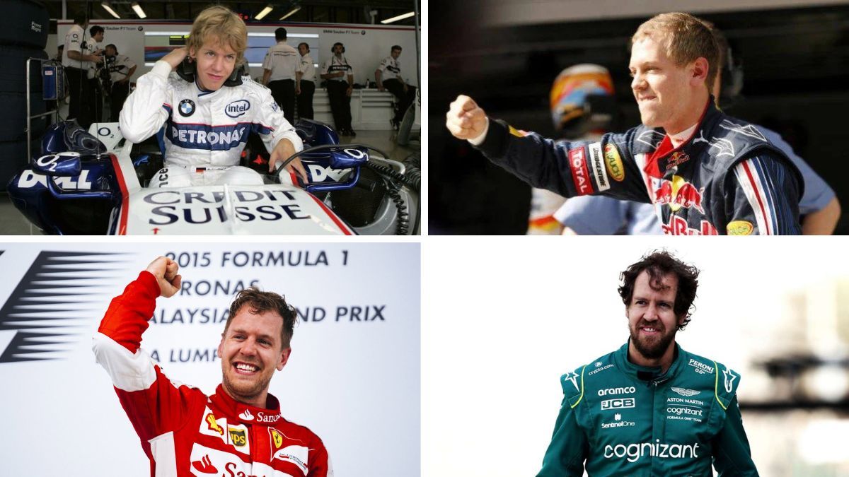 Sus inicios en Sauber, su primera victoria en Toro Rosso, las últimas alegrías en Ferrari y el ocaso de su carrera en Aston Martin. Sebastian Vettel, un campeón con todas las letras que regaló grandes carreras a los aficionados del mundo motor.