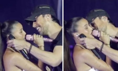 Enrique Iglesias incomodó a Emilia Mernes en el escenario. Enrique Iglesias incomodó a Emilia Mernes en el escenario.