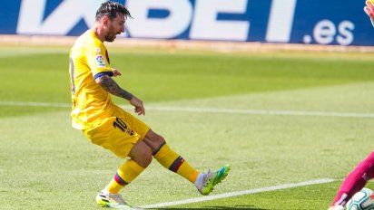 Messi y el flojo nivel del Barcelona: 