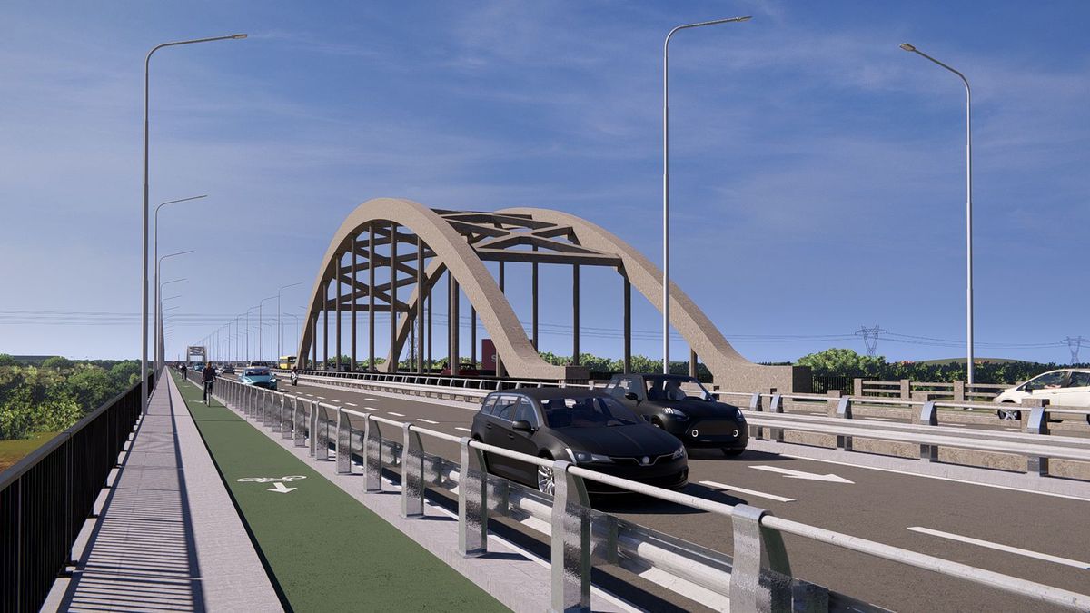 El nuevo puente incorporará bicisendas, veredas peatonales e iluminación LED, entre otras obras complementarias. El nuevo puente incorporará bicisendas, veredas peatonales e iluminación LED, entre otras obras complementarias.