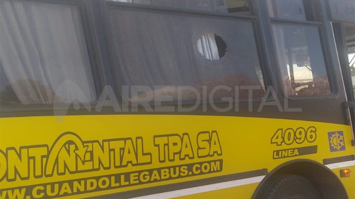 “Son todas desgracias con suerte”, sostuvo el delegado de la empresa Continental quien advirtió que “esos ataques le puede pegar al chofer y generar un accidente”.