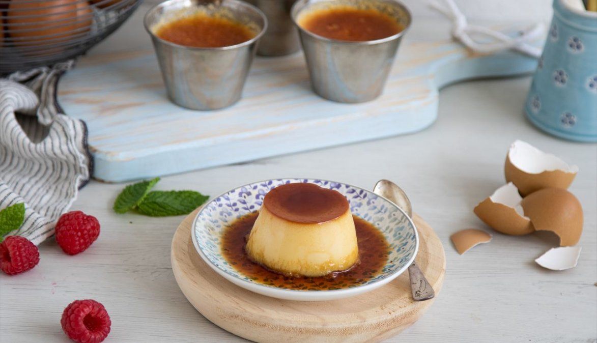 Flan casero de leche condensada