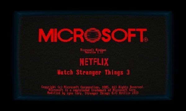 Microsoft lanzó la versión Windows 1.11 inspirada en Stranger Things