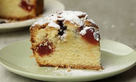 Bizcochuelo de membrillo. Bizcochuelo de membrillo.