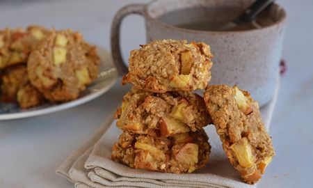 Masitas de manzana para disfrutar a la tarde. Masitas de manzana para disfrutar a la tarde.