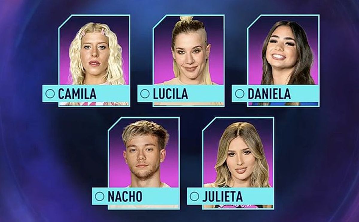 Debido a la fulminante de Julieta Poggio a Camila, cinco participantes de Gran Hermano quedaron en placa.